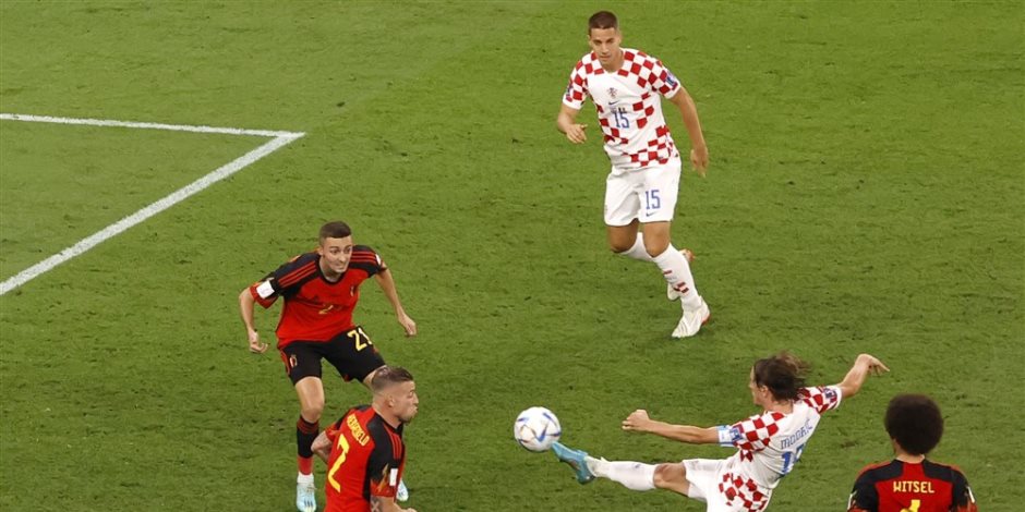 منتخب بلجيكا يودع كأس العالم 2022 بتعادل سلبي أمام كرواتيا.. صور