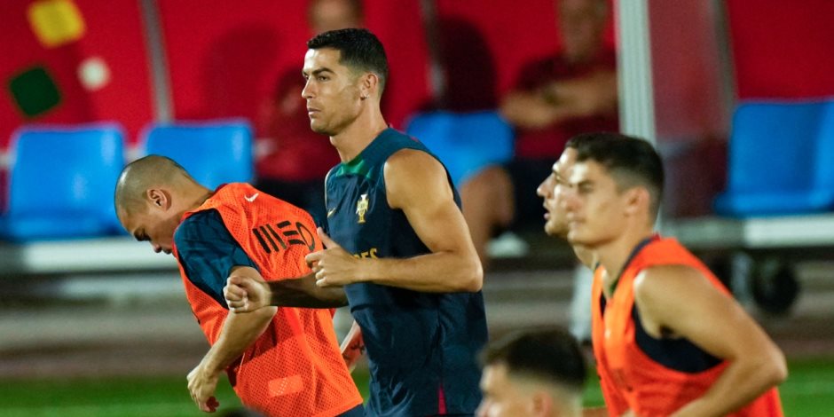 رونالدو يعود لتدريبات البرتغال قبل موقعة المغرب فى ربع نهائى المونديال