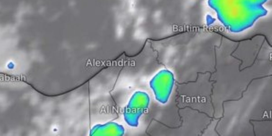 الأرصاد: أمطار متفاوتة الشدة على مناطق من الإسكندرية والبحيرة و كفر الشيخ