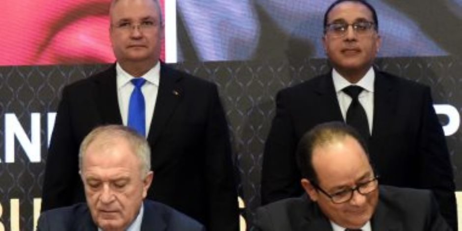 رئيسا وزراء مصر ورومانيا يشهدا التوقيع على مذكرة تفاهم لتعزيز التعاون بمجال نقل الغاز