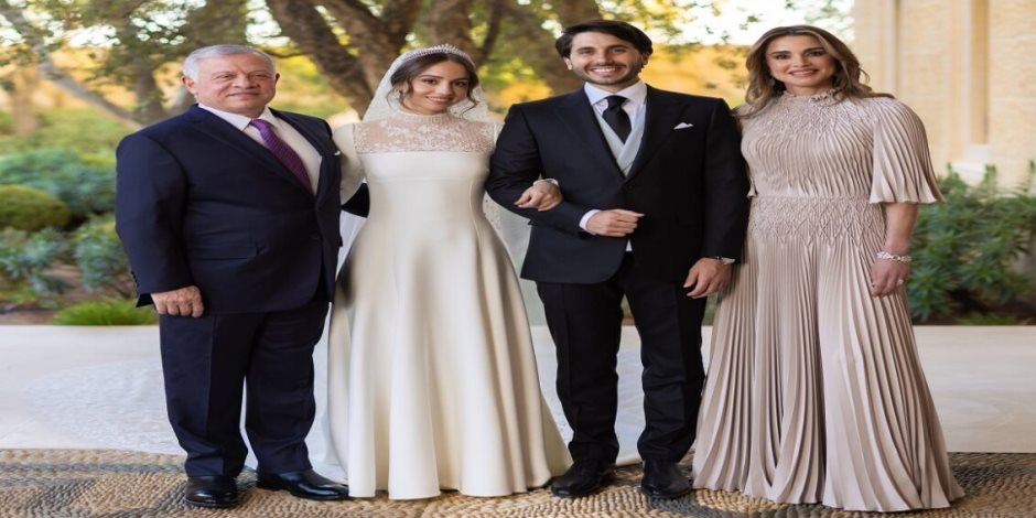 بتاج مرصع بالماس.. حفل زفاف أسطوري للأميرة إيمان ابنة ملك الأردن