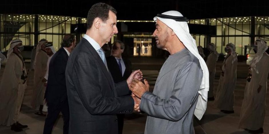 رئيس الإمارات يؤكد للأسد ثقته فى قدرة دمشق على تجاوز محنة الزلزال