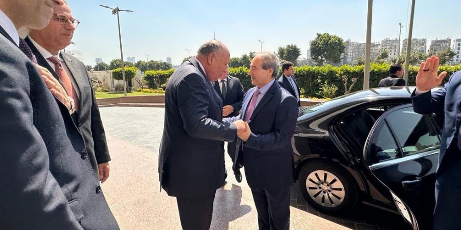 وزير الخارجية يستقبل نظيره السوري في مقر الوزارة بماسبيرو