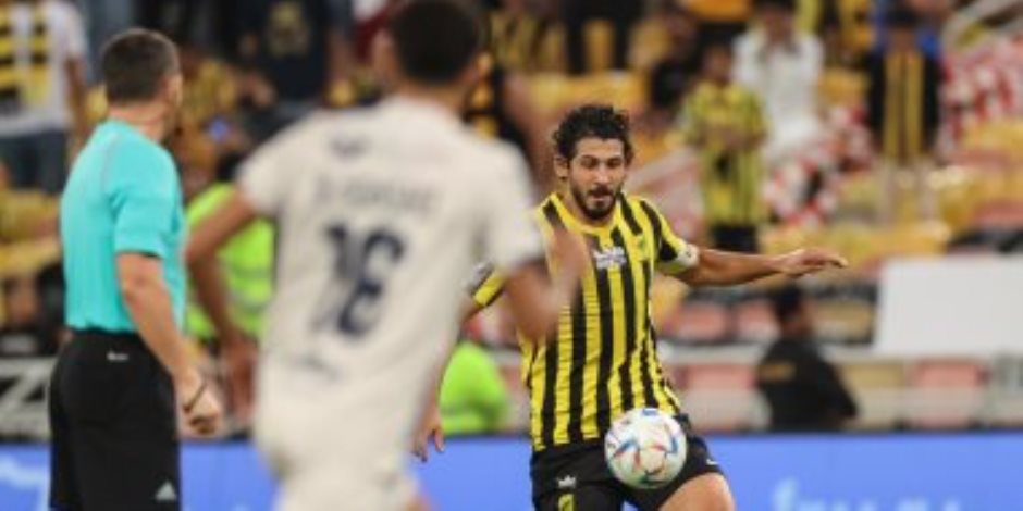 أحمد حجازي يسجل فى ثلاثية الاتحاد ضد ضمك بالدورى السعودي.. فيديو