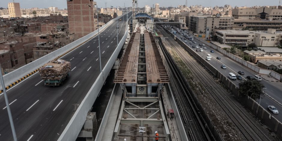 القومية للإنفاق تنهى المرحلة الأولى لمسار خط المترو الثالث أعلى "جامعة القاهرة"
