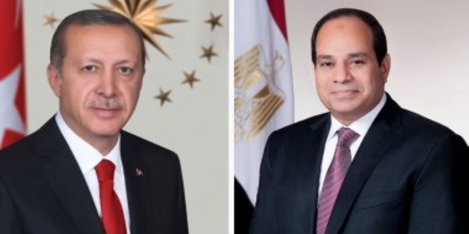 الرئيسان السيسى وأردوغان يقرران البدء الفورى فى ترفيع العلاقات الدبلوماسية وتبادل السفراء