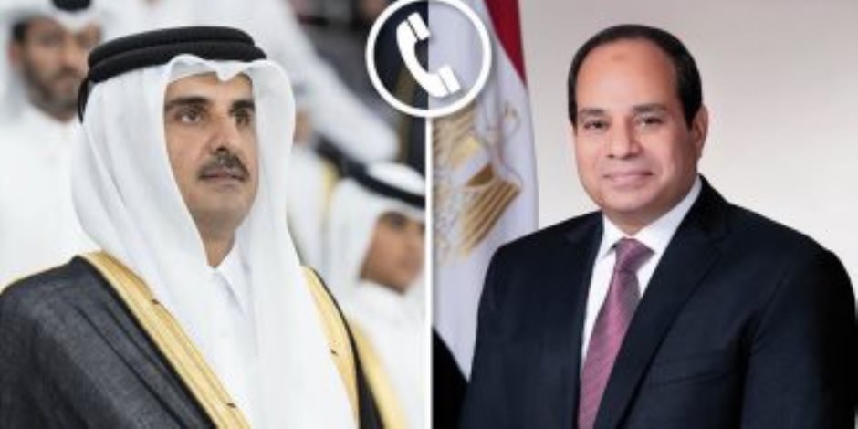 الرئيس السيسى وأمير قطر يطلقان مبادرة مشتركة لدعم وإغاثة الشعب السودانى