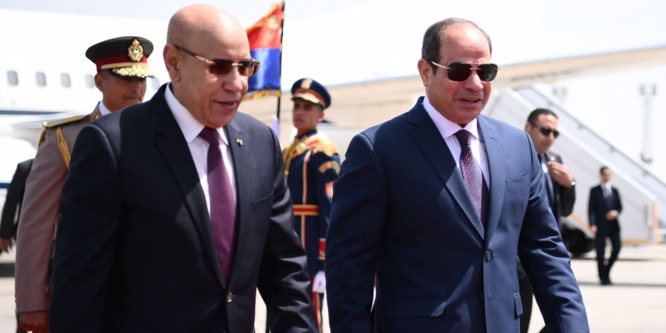 الرئيس السيسي يبحث مع نظيره الموريتاني تعزيز التعاون الاقتصادي والتبادل التجاري