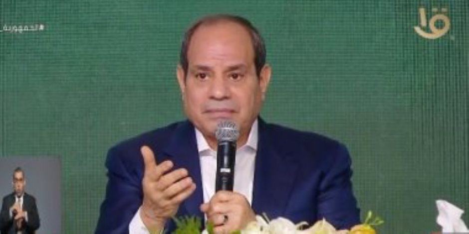 الرئيس السيسى: التموين يمس 70 مليون مصرى.. ولم يصلنا من القمح سوى 3.5 مليون طن