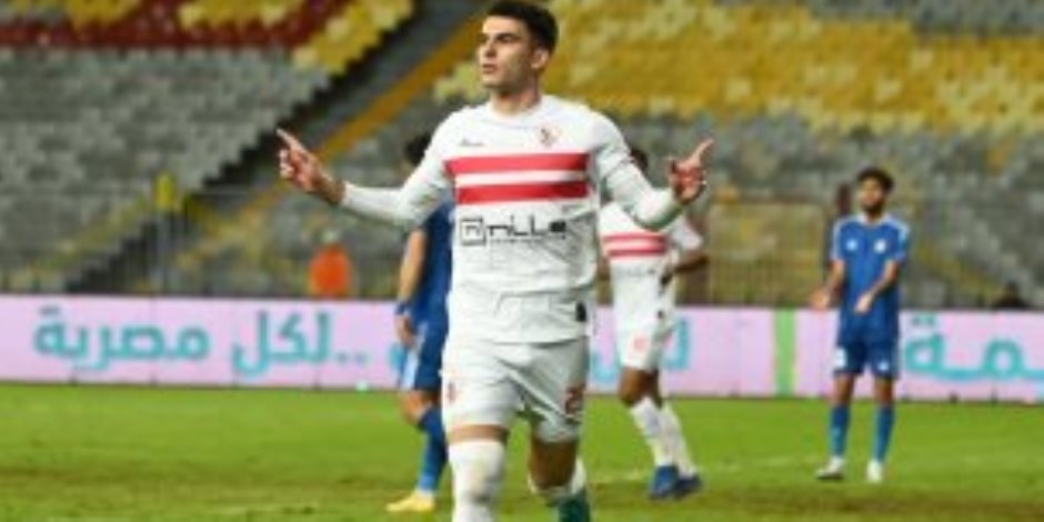 أحمد سيد زيزو يتقدم للزمالك بمرمى فاركو فى الدقيقة 16 بكأس مصر