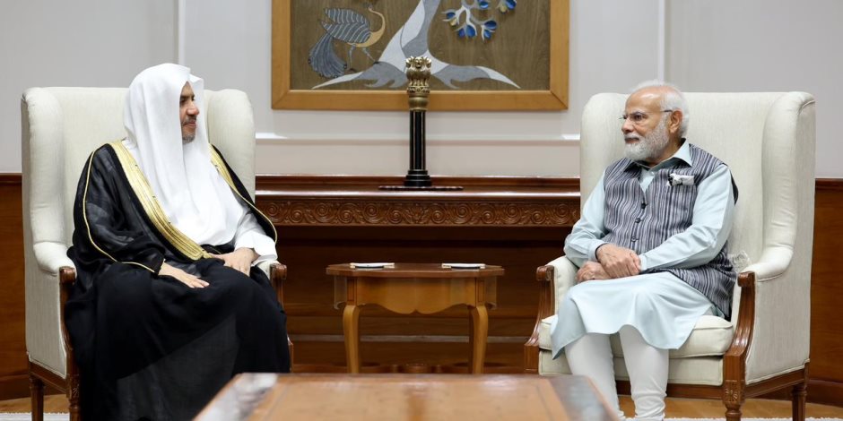 رئيس الوزراء الهندي يستقبل الأمين العام لرابطة العالم الإسلامي