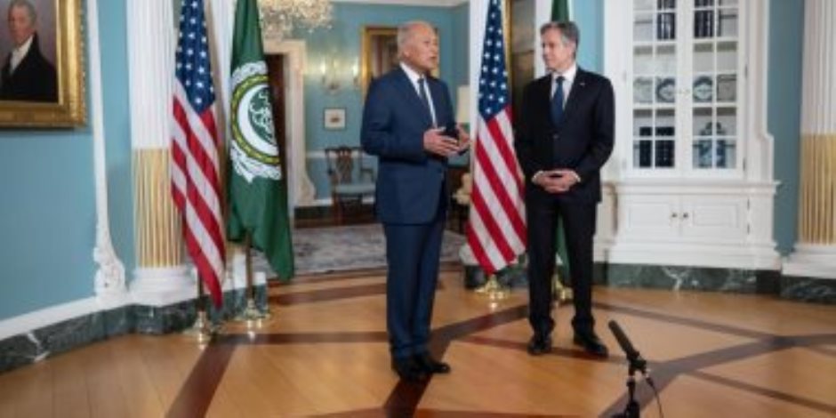 أبو الغيط وبلينكن يفتتحان الحوار الاستراتيجي بين الجامعة العربية والخارجية الأمريكية