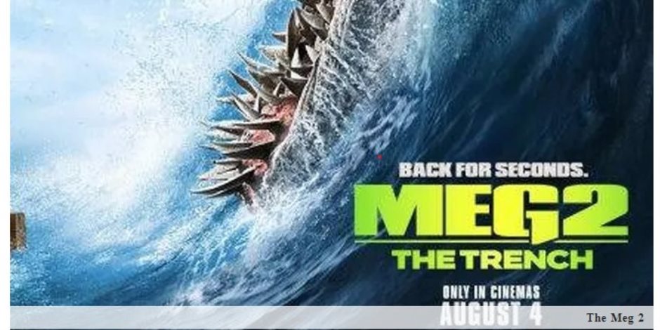 إيرادات وتفاصيل فيلم الرعب والتشويق the meg 2 بعد تصدره التريند