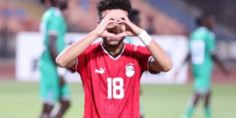 مصطفى فتحى يُسجل هدف منتخب مصر الأول فى مرمى إثيوبيا