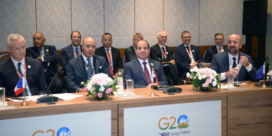 الرئيس السيسي يشارك في القمة الإفريقية ـ الأوروبية المصغرة أعمال قمة مجموعة العشرين