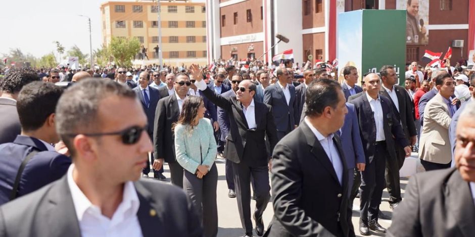 مقتطفات من لقاء الرئيس السيسي بالمواطنين خلال زيارته لمحافظة بنى سويف
