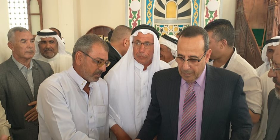 بتكلفة 2 مليون جنيه..محافظ شمال سيناء يفتتح مسجد أولاد سالمان بالشيخ زويد (صور)