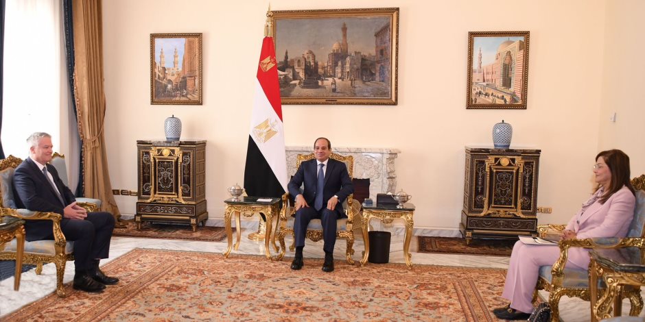 السيسي يستقبل ماتياس كورمان سكرتير عام منظمة التعاون الاقتصادي السيسي يستقبل ماتياس كورمان سكرتير عام منظمة التعاون الاقتصادي