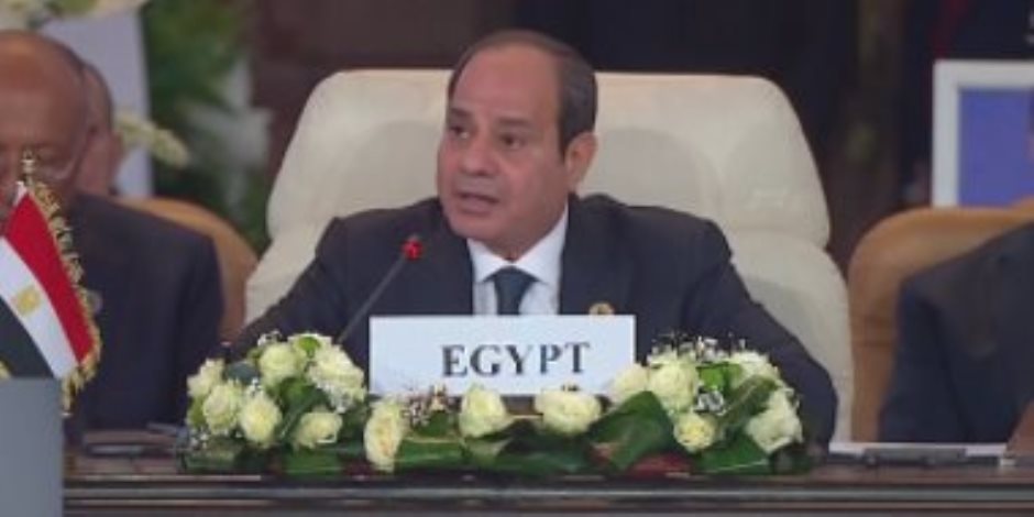 الرئيس السيسى: تصفية القضية الفلسطينية لن يحدث على حساب مصر