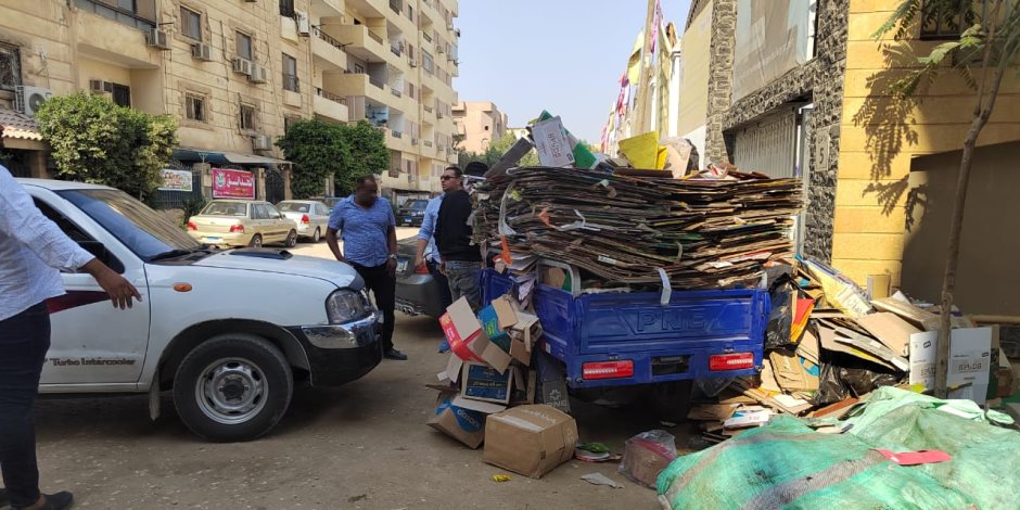 محافظة الجيزة: رفع 2300 حالة إشغال وتعديات بهضبة الأهرام (صور)