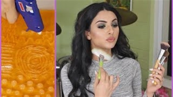 بالفيديو.. كيفية تنظيف فرش المكياج 