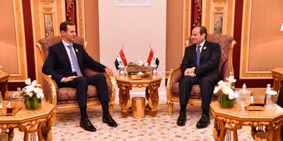 الرئيس السيسى يؤكد لبشار الأسد حرص مصر على التسوية السياسية الشاملة بما يحفظ وحدة وسلامة سوريا 