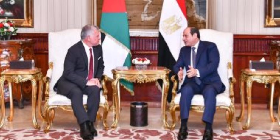القاهرة الإخبارية: الرئيس السيسي يستقبل العاهل الأردنى