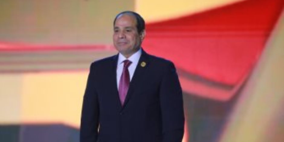 الرئيس السيسى يصل استاد القاهرة للمشاركة فى مؤتمر "تحيا مصر" لدعم فلسطين