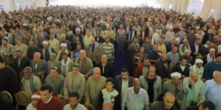 مؤتمر جماهيرى لمستقبل وطن بالفيوم لدعم المرشح الرئاسي عبد الفتاح السيسي (فيديو)