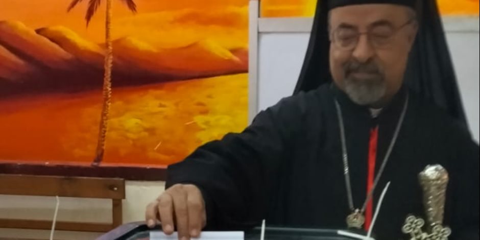 بطريرك الأقباط الكاثوليك يدلي بصوته في الانتخابات الرئاسية بطريرك الأقباط الكاثوليك يدلي بصوته في الانتخابات الرئاسية