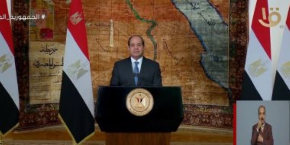 الرئيس السيسى للمصريين: فخري بكم لا حدود ولا نهاية له