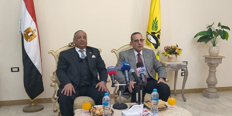 محافظ شمال سيناء يستقبل رئيس هيئة قضايا الدولة خلال زيارته للعريش