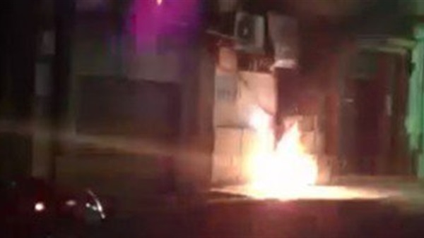 انفجار محول كهربائى بشارع السكة بالمنصورة انفجار محول كهربائى بشارع السكة بالمنصورة