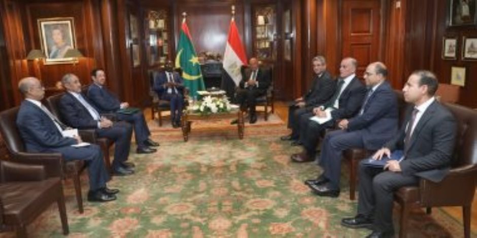 وزيرا خارجية مصر وموريتانيا يجريان مباحثات موسعة حول القضايا العربية