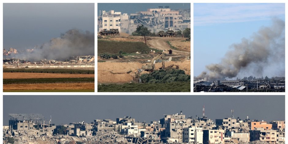 الجيش الإسرائيلي يقصف منطقتين طالب بإخلائهما صباحا فى رفح الفلسطينية