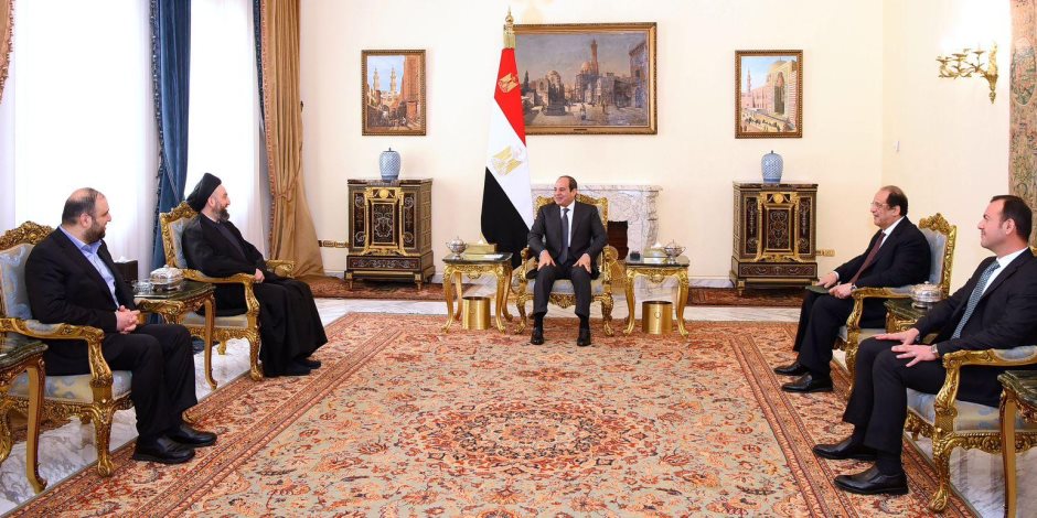 الرئيس السيسى يستقبل رئيس تيار الحكمة الوطنى العراقي ويؤكد دعم مصر للعراق