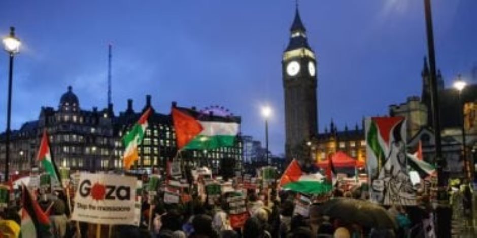 صحيفة بريطانية: تصاعد المخاوف حول سلامة النواب فى لندن بسبب مظاهرات متعلقة بغزة
