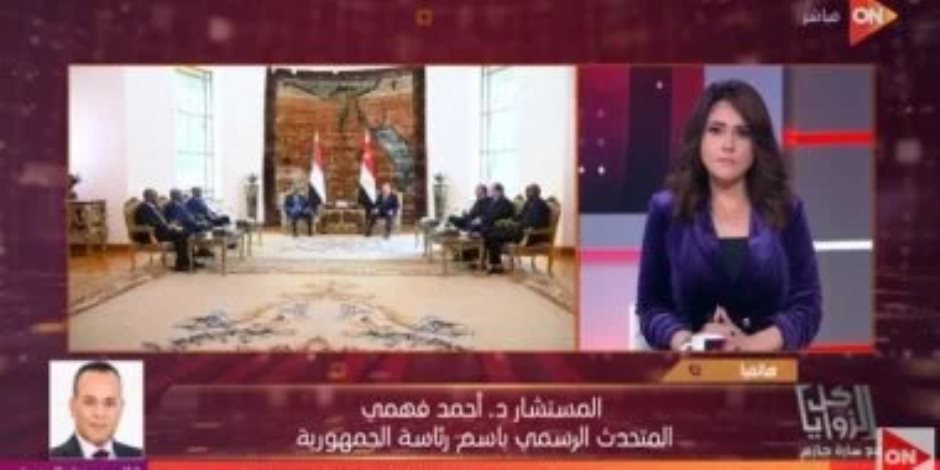 متحدث الرئاسة: لا مصلحة لمصر في السودان إلا وقف نزيف دماء الشعب الغالي علينا