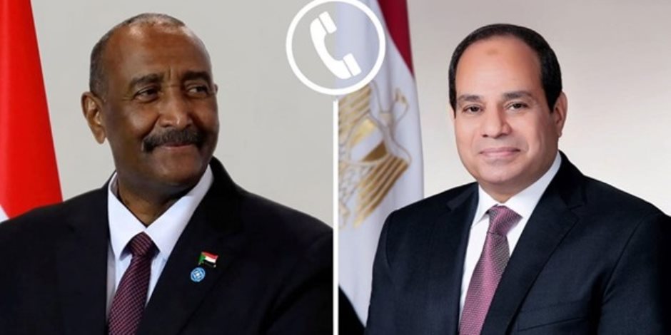 الرئيس السيسي يجري اتصالا هاتفيا مع رئيس مجلس السيادة السوداني للتهنئة بحلول عيد الفطر