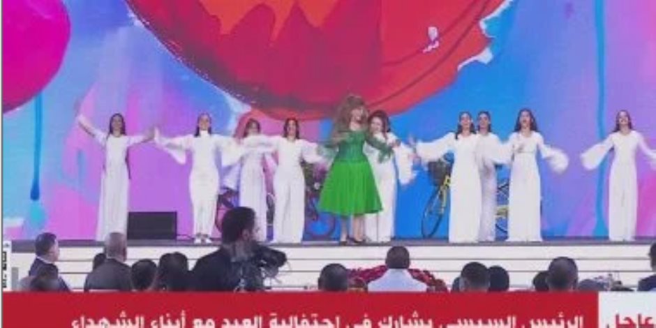 أهلا بالعيد.. صفاء أبو السعود تشارك باحتفالية عيد الفطر بحضور الرئيس السيسي