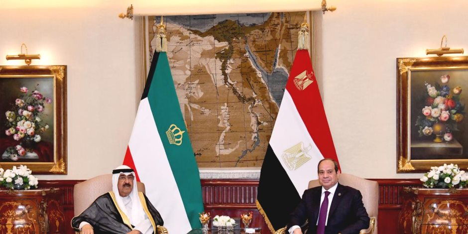 الرئيس السيسى وأمير الكويت يحذران من خطورة الممارسات الإسرائيلية