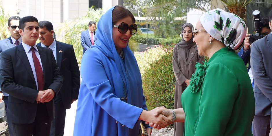 السيدة انتصار السيسى تنشر صورًا من زيارتها وحرم سلطان عمان للعاصمة الإدارية: صرح عظيم لبناء مستقبل واعد للأجيال القادمة