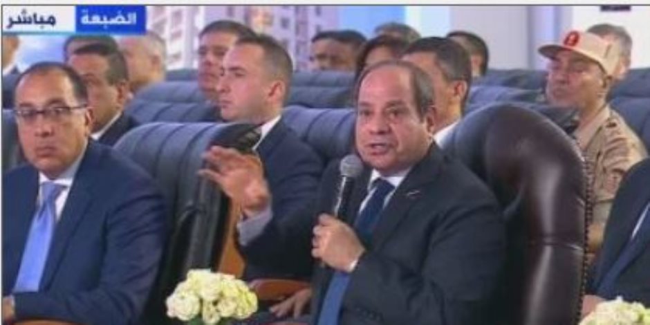 الرئيس السيسي يتفقد مشروع مستقبل مصر للتنمية المستدامة بالضبعة