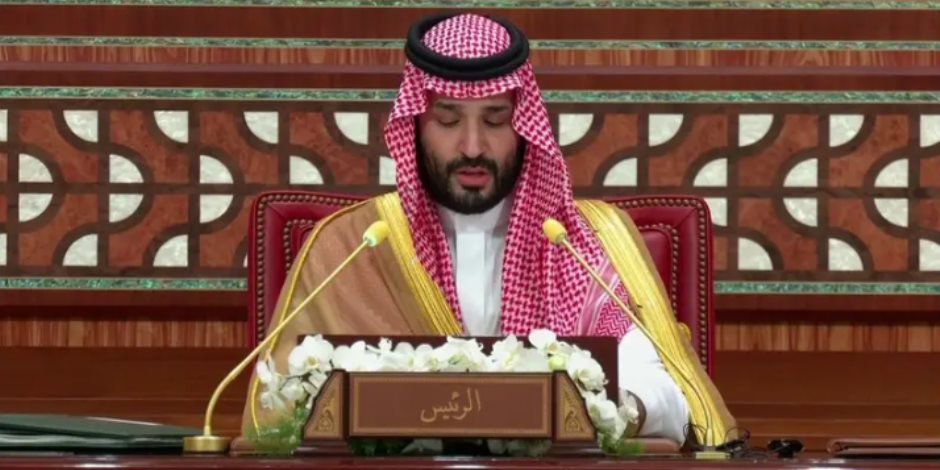 ولي العهد السعودي: الرياض تدعم جهود معالجة الأوضاع الإنسانية في غزة (النص الكامل)