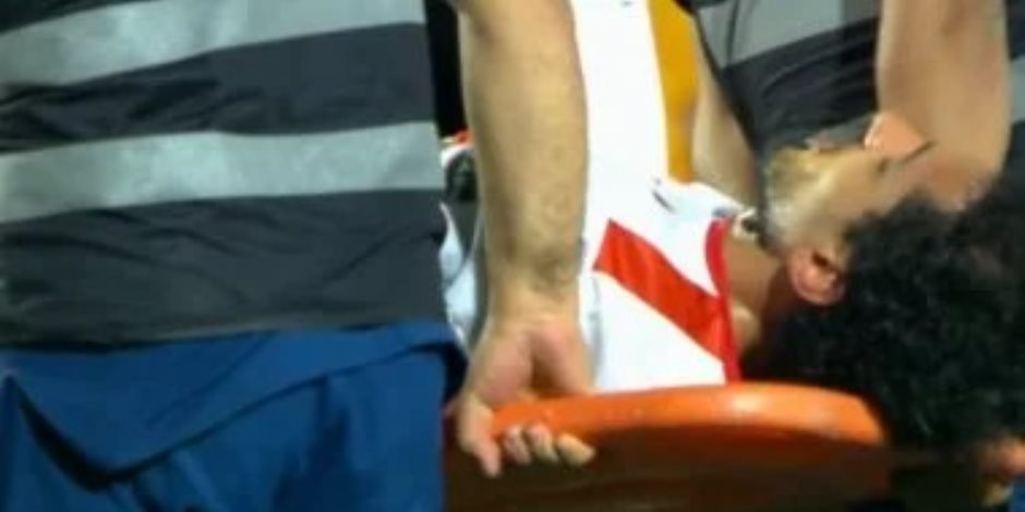 إصابة أحمد حمدى فى مباراة الزمالك ونهضة بركان بنهائى الكونفدرالية