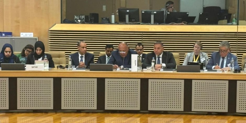 وزير الخارجية يشارك في اجتماع وزاري عربي أوروبي لدعم فلسطين