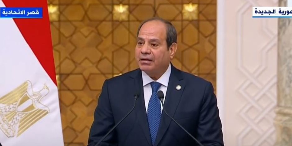 الرئيس السيسي: مباحثات رئيس أذربيجان تؤكد الحرص على تعزيز العمل الثنائى