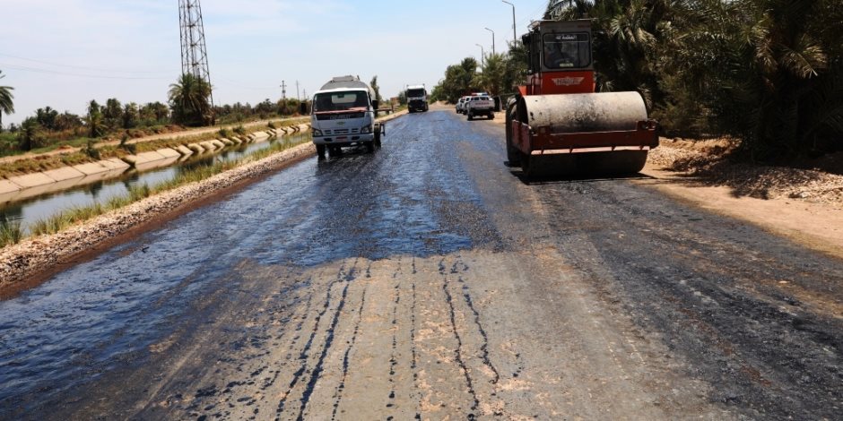 ضمن حياة كريمة.. رفع كفاءة طريق بلانة الدائري بتكلفة 85 مليون جنيه