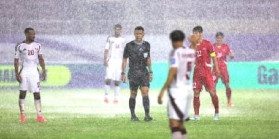 بعد عاصفة رعدية ..كوريا الشمالية تتعادل مع قطر 2 -2