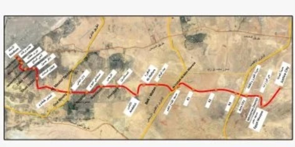 بعد اقتراب تشغيلها.. شاهد خريطة مسار مونوريل العاصمة الإدارية 